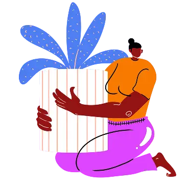 Banner da Rede GCD com a logo e ilustrações de pessoas.